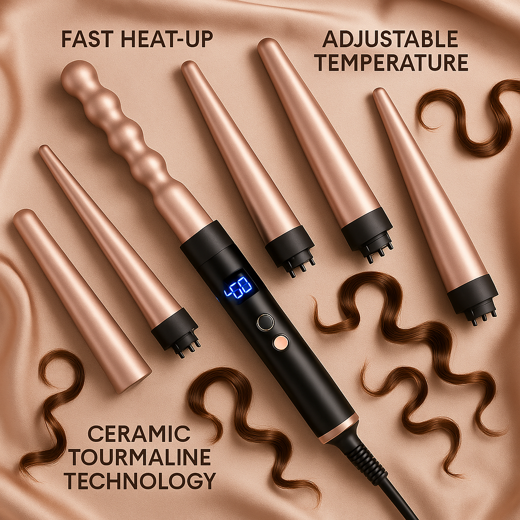 GlowCurl Wand (5 in 1 Multifunctional)